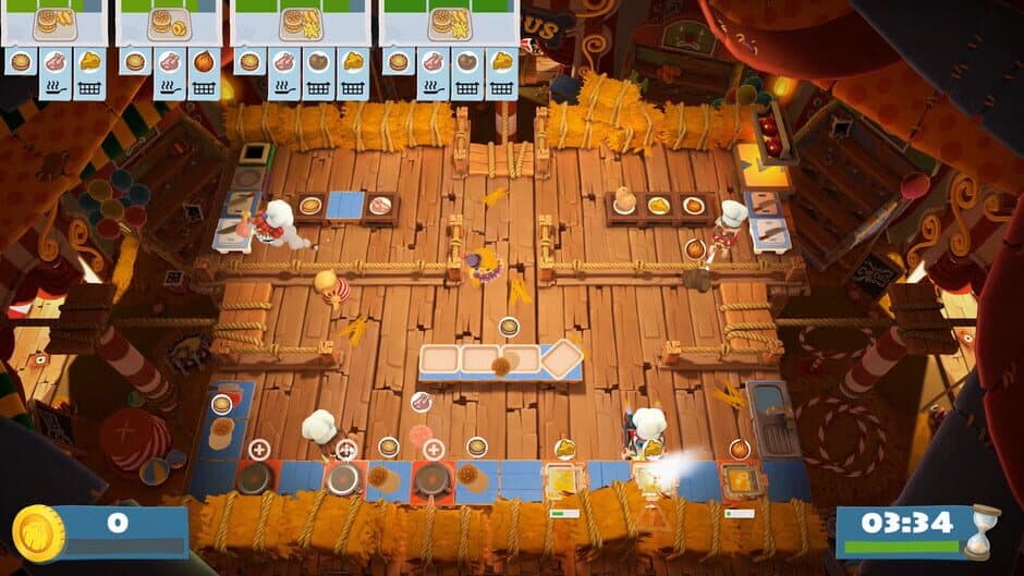 Скриншот 4 из Overcooked! 2: Carnival of Chaos
