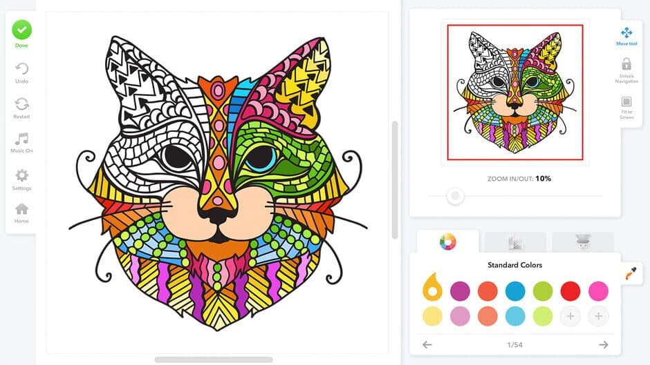 Скриншот 3 из Coloring Book for Adults