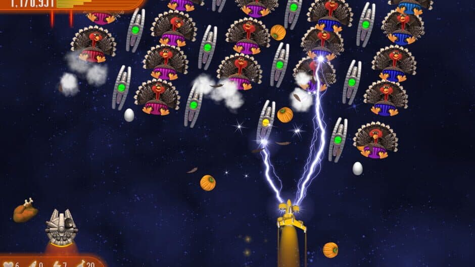 Скриншот 2 из Chicken Invaders 4: Thanksgiving Edition