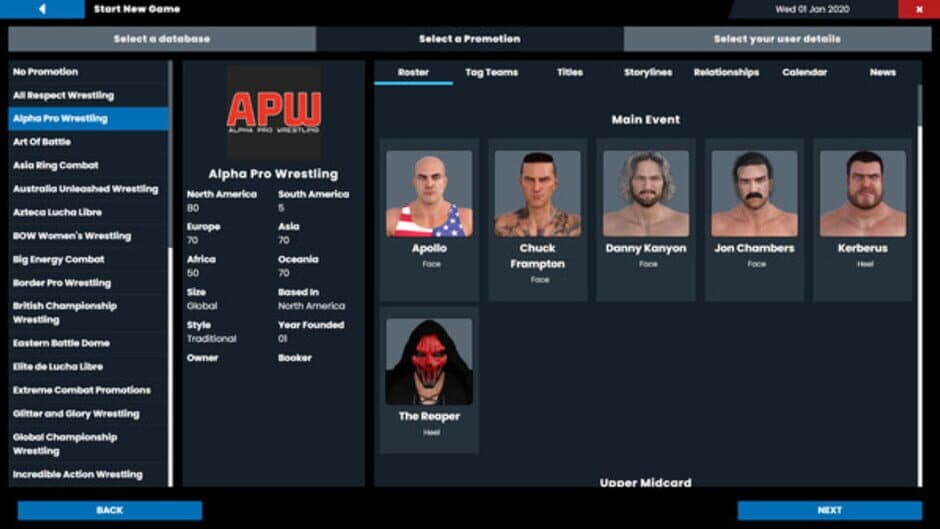 Скриншот 1 из Pro Wrestling Sim