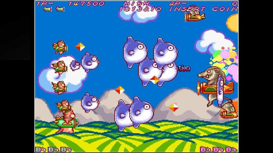 Скриншот 3 из Arcade Archives: Hacha Mecha Fighter