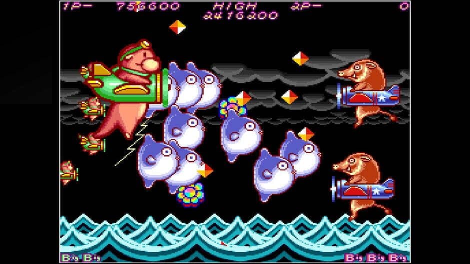 Скриншот 4 из Arcade Archives: Hacha Mecha Fighter