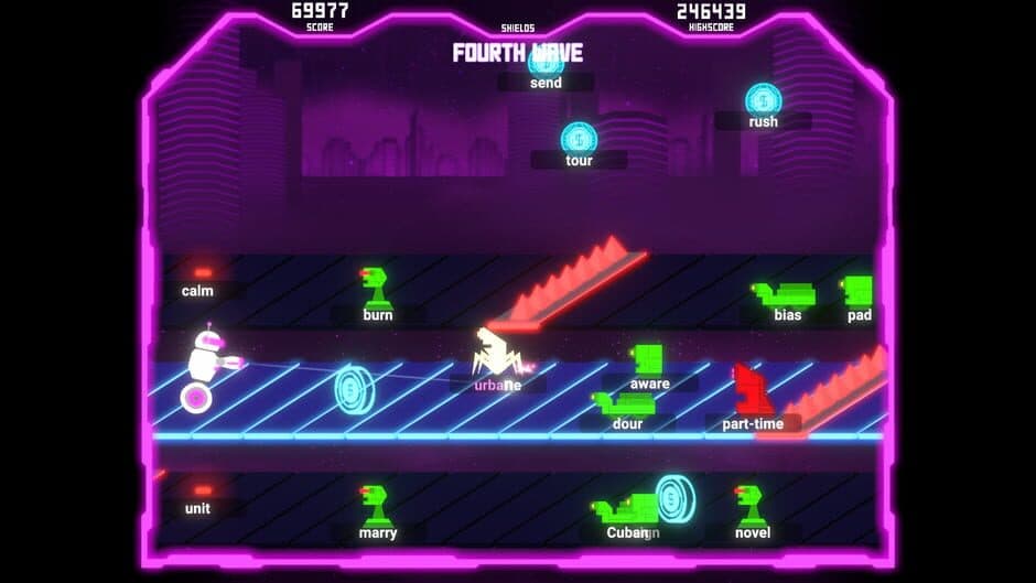 Скриншот 1 из Tybot Invasion: The Typing Runner