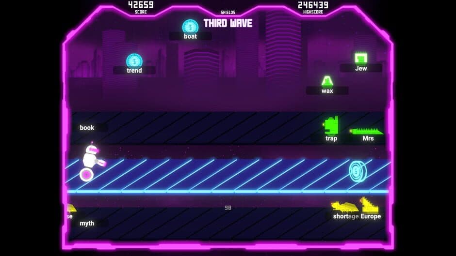 Скриншот 3 из Tybot Invasion: The Typing Runner