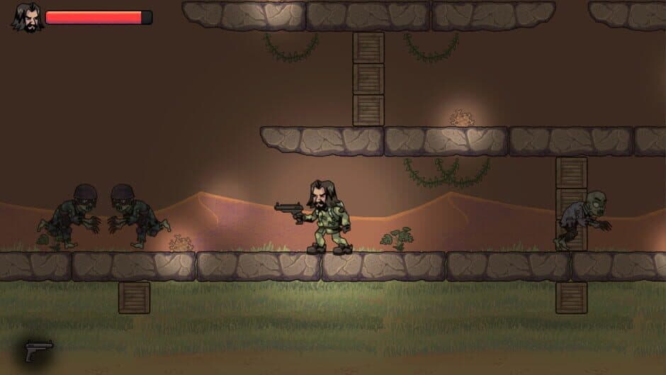 Скриншот 3 из Zombies Desert and Guns