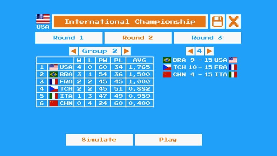 Скриншот 2 из 80s Volleyball