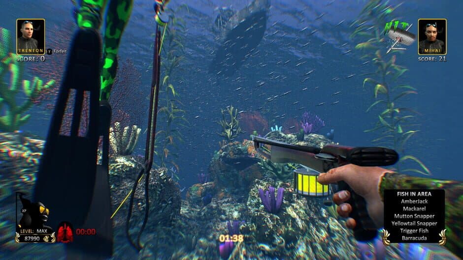Скриншот 5 из Freediving Hunter: Spearfishing the World