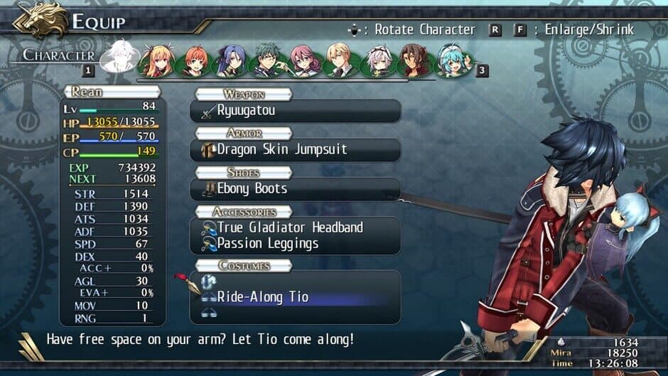 Скриншот 1 из The Legend of Heroes: Trails of Cold Steel II - All Ride-Alongs