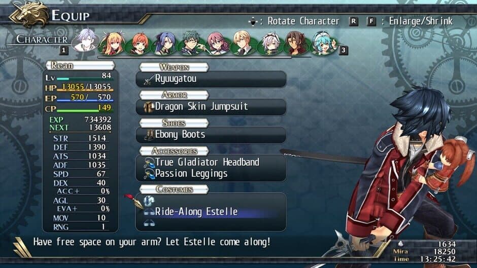 Скриншот 4 из The Legend of Heroes: Trails of Cold Steel II - All Ride-Alongs