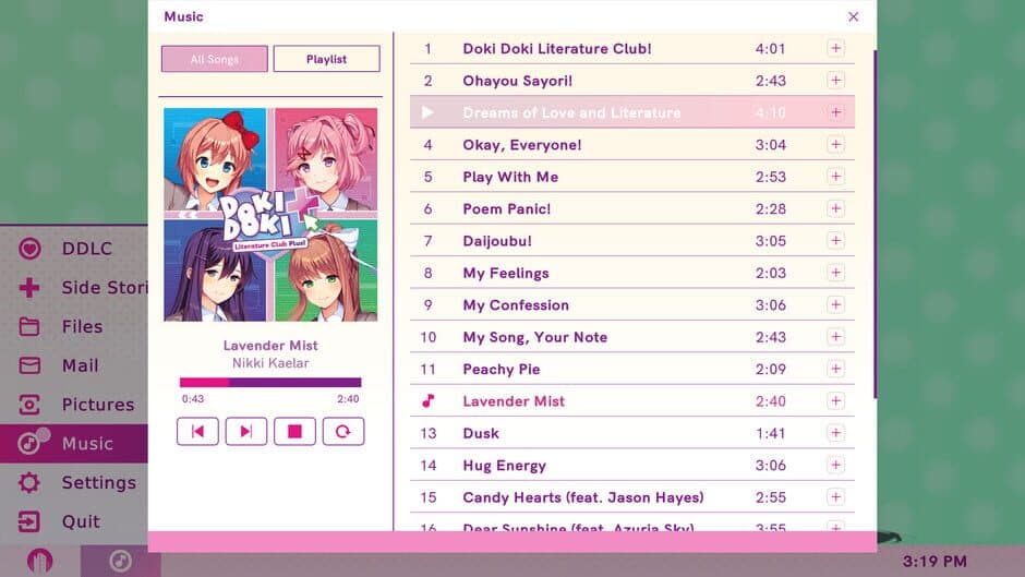 Скриншот 7 из Doki Doki Literature Club Plus!