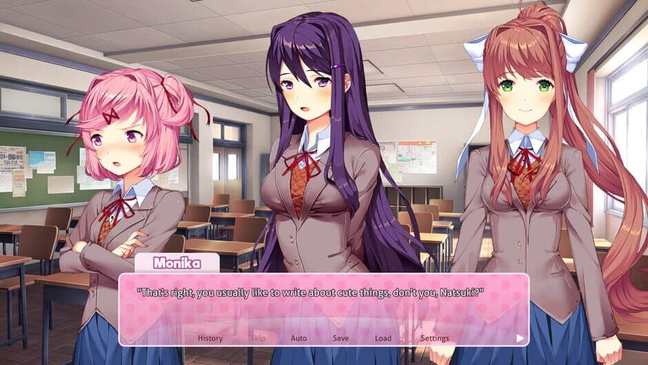 Скриншот 1 из Doki Doki Literature Club Plus!