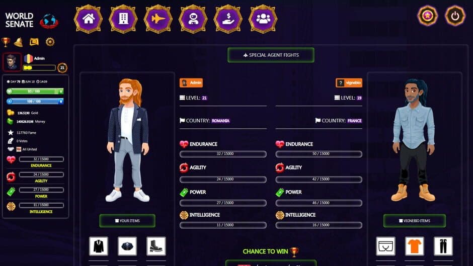 Скриншот 2 из World Senate Game - Free Online Multiplayer Game