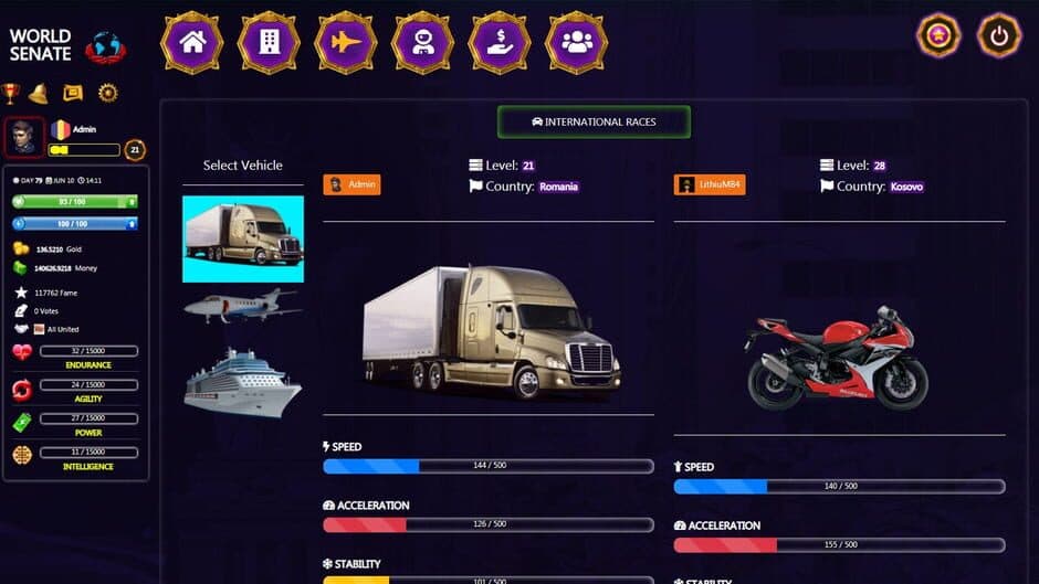 Скриншот 3 из World Senate Game - Free Online Multiplayer Game