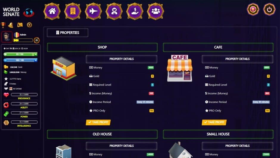 Скриншот 8 из World Senate Game - Free Online Multiplayer Game