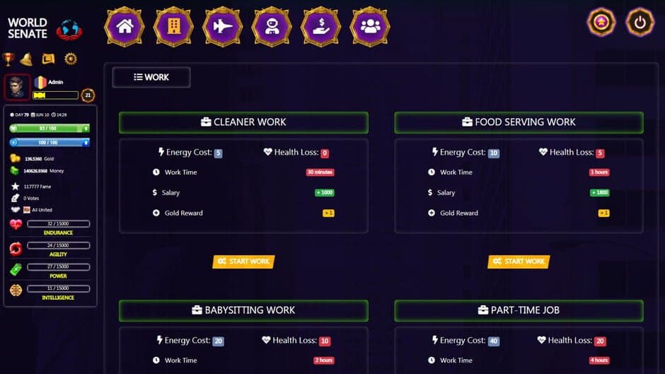 Скриншот 9 из World Senate Game - Free Online Multiplayer Game
