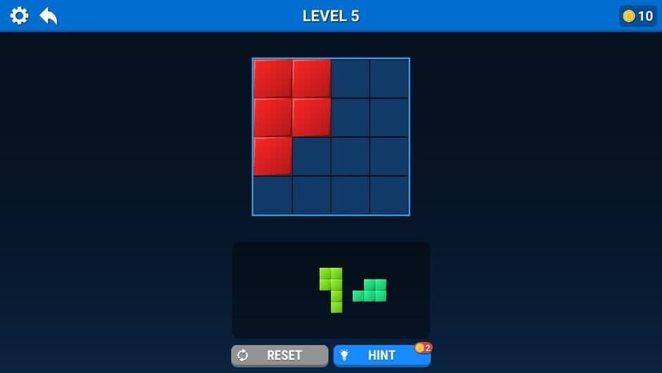 Скриншот 1 из Blocky Puzzle