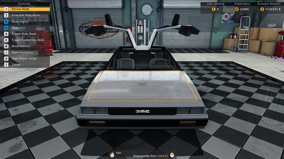 Скриншот 10 из Car Mechanic Simulator 2015: DeLorean