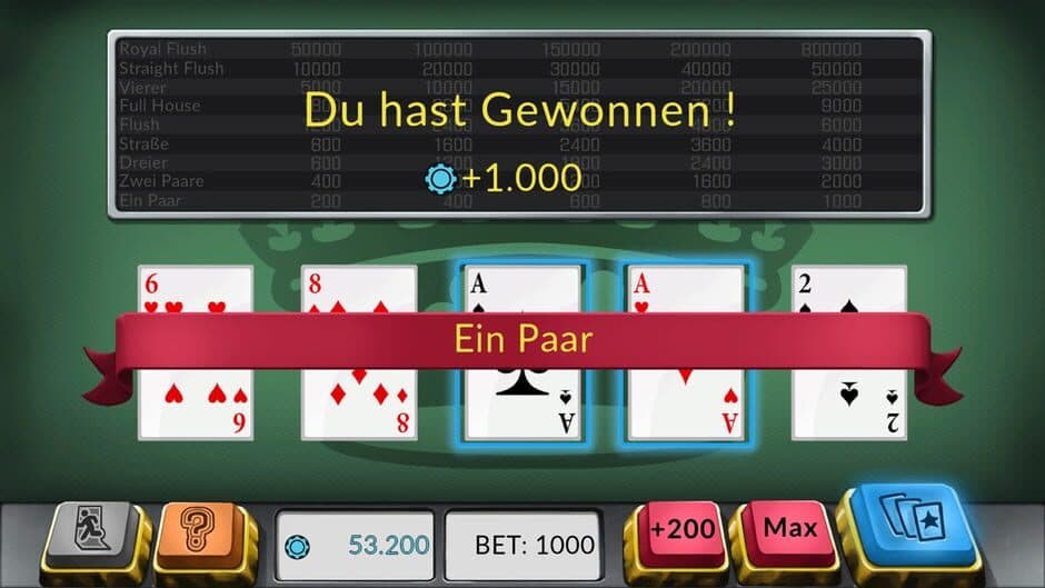 Скриншот 4 из Four Kings: Video Poker