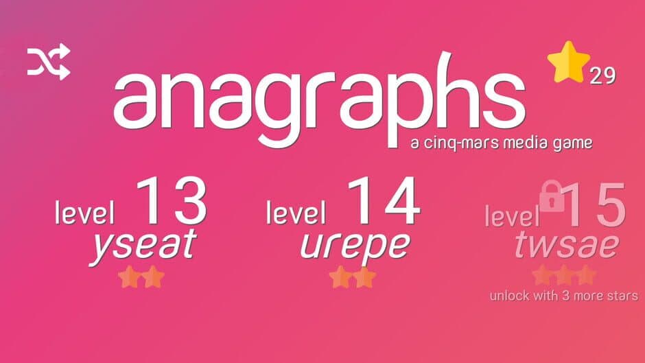 Скриншот 5 из Anagraphs: An Anagram Game With a Twist