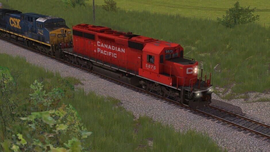 Скриншот 3 из Trainz Railroad Simulator 2019: CP SD40-2 #5865-5879 Modern Block Letters