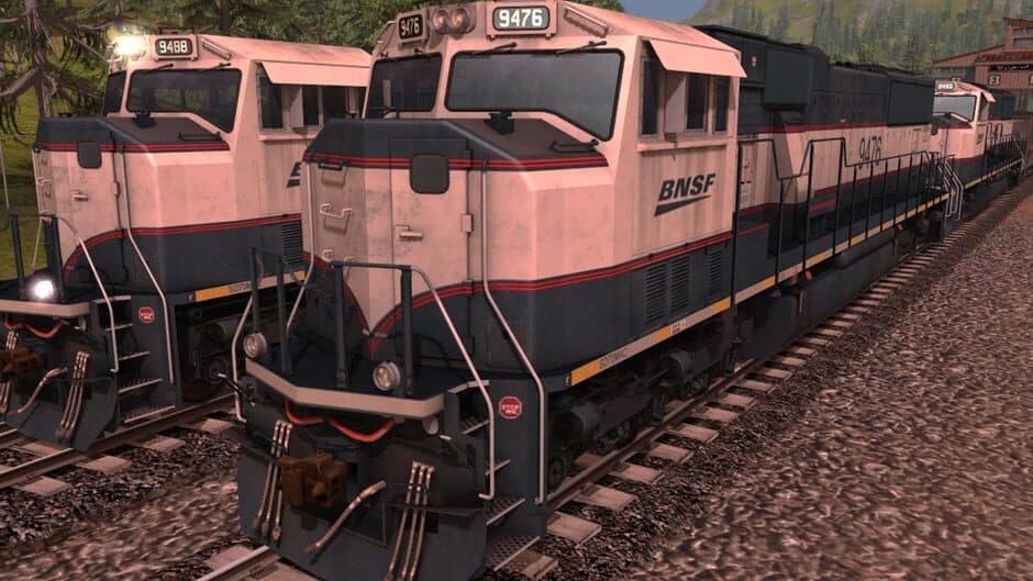Скриншот 2 из Trainz Railroad Simulator 2019: BNSF Railway EMD SD70MAC Executive Patch
