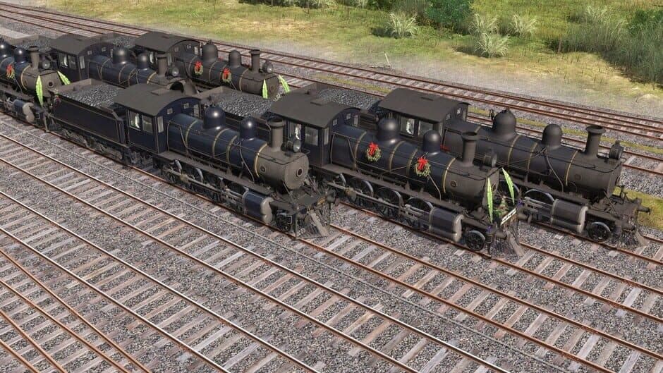 Скриншот 3 из Trainz Railroad Simulator 2019: ZecRail V499 Blue & Gold and Christmas 2019
