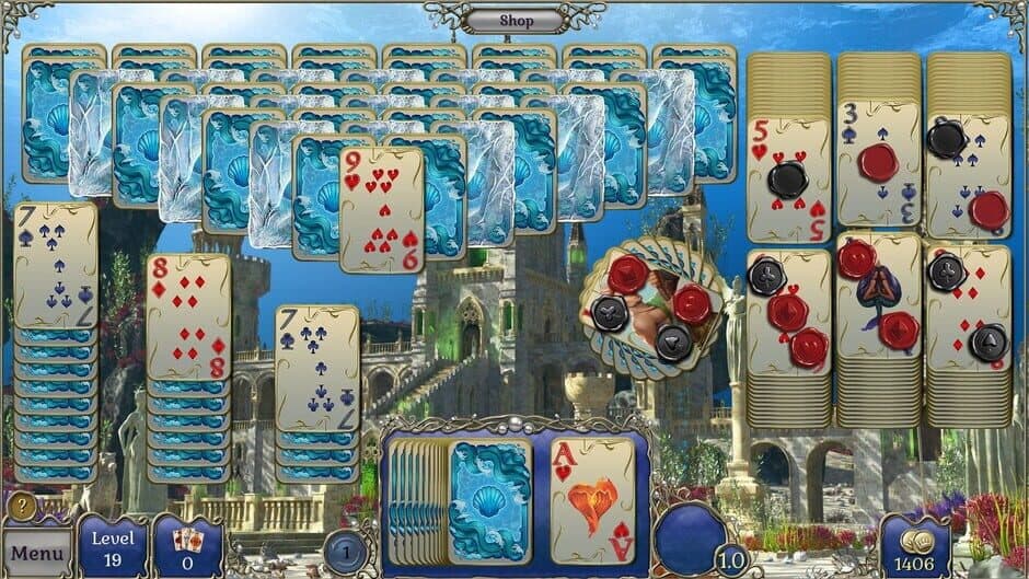 Скриншот 2 из Jewel Match Atlantis Solitaire 2: Collector's Edition