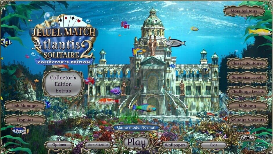 Скриншот 5 из Jewel Match Atlantis Solitaire 2: Collector's Edition