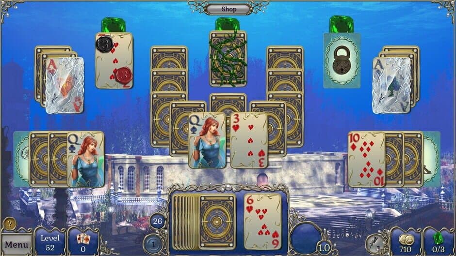 Скриншот 6 из Jewel Match Atlantis Solitaire 2: Collector's Edition