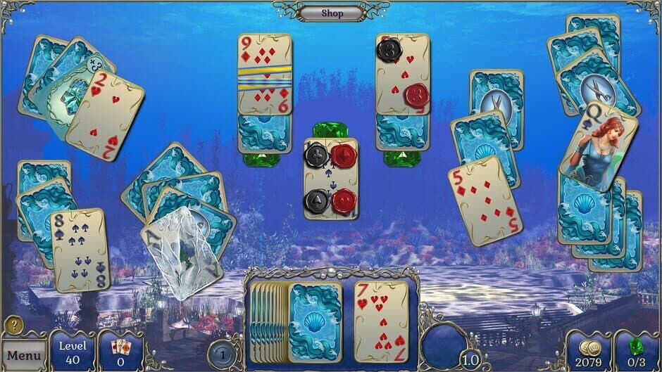Скриншот 10 из Jewel Match Atlantis Solitaire 2: Collector's Edition