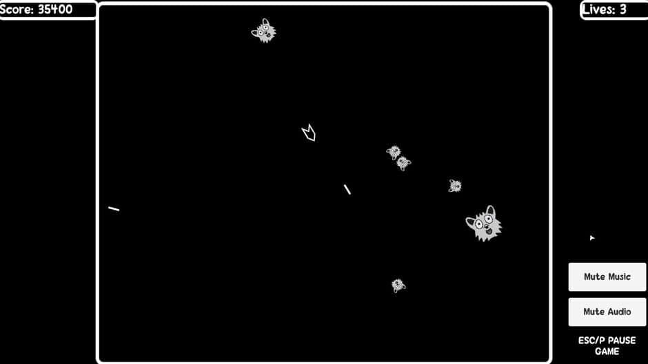 Скриншот 3 из Endless Furry Asteroids