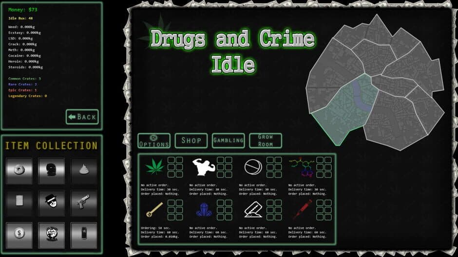 Скриншот 1 из Drugs and Crime Idle