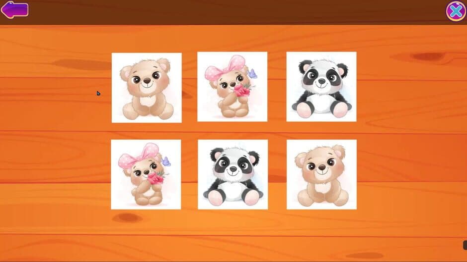 Скриншот 2 из Cute Animals Memory Card Game
