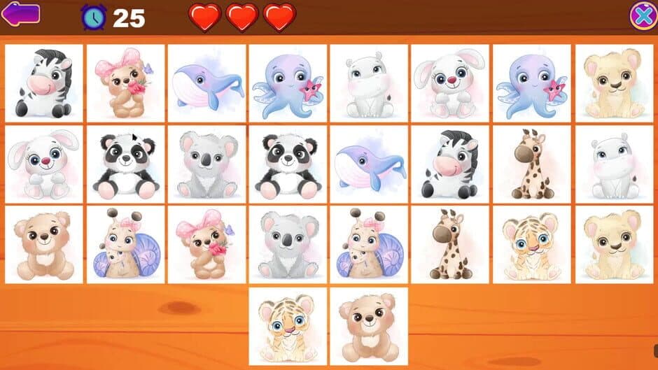 Скриншот 4 из Cute Animals Memory Card Game