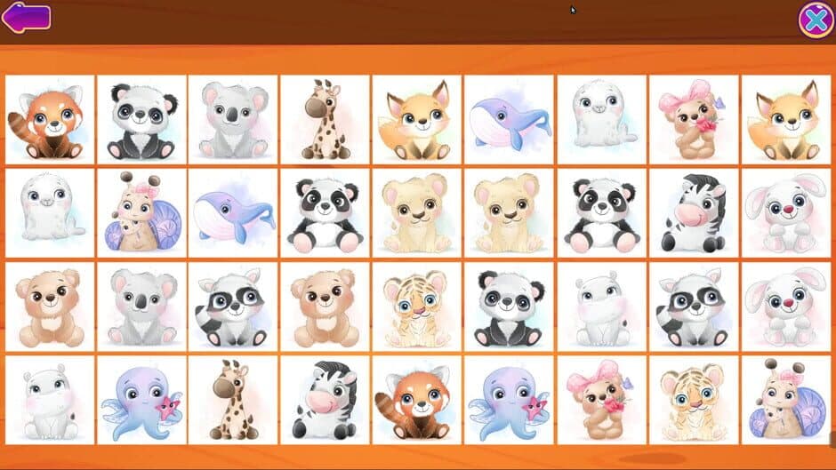 Скриншот 8 из Cute Animals Memory Card Game
