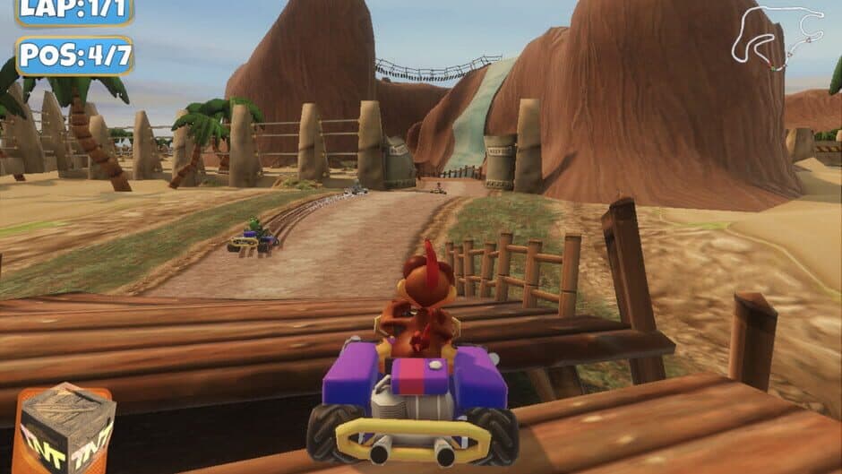 Скриншот 6 из Moorhuhn Kart
