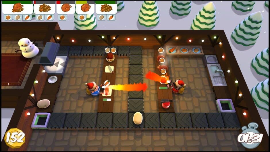 Скриншот 1 из Overcooked!: The Festive Seasoning