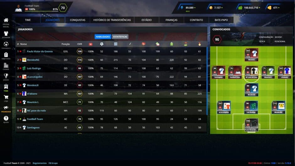 Скриншот 2 из FootballTeam