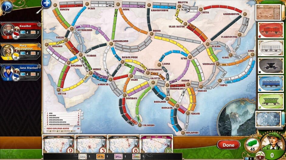 Скриншот 3 из Ticket to Ride: Legendary Asia