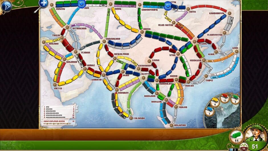 Скриншот 6 из Ticket to Ride: Legendary Asia