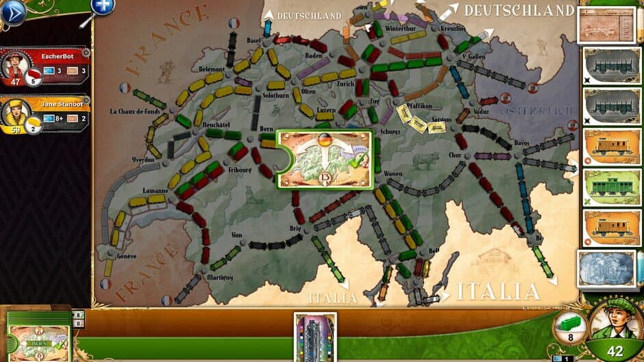 Скриншот 3 из Ticket to Ride: Switzerland