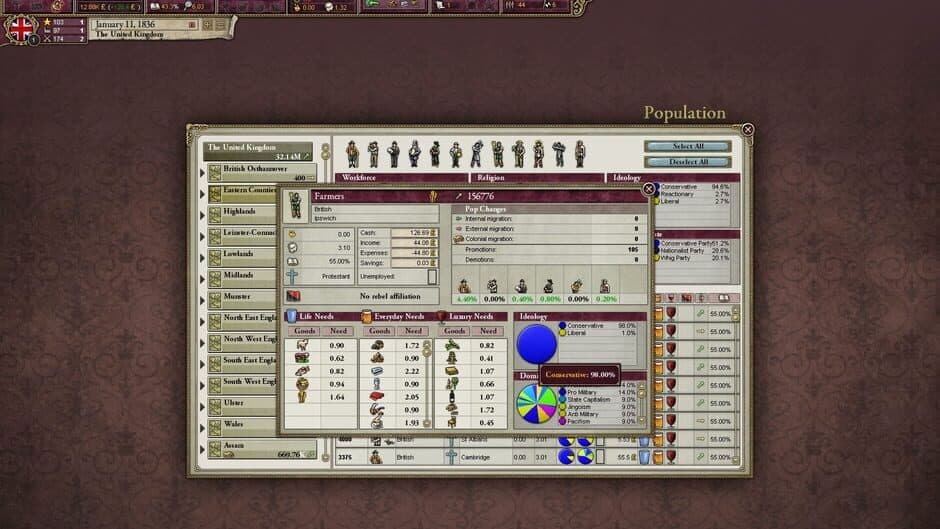 Скриншот 10 из Victoria II: Civil War Edition
