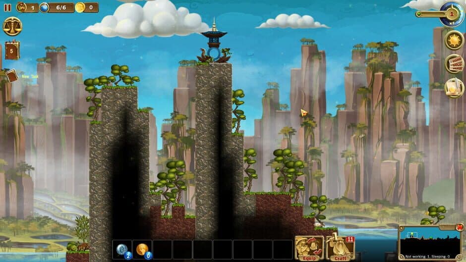 Скриншот 2 из Craft the World: Temples of 4 Elements
