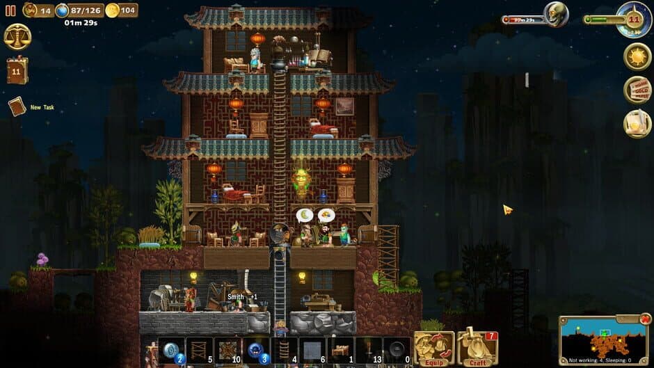 Скриншот 3 из Craft the World: Temples of 4 Elements