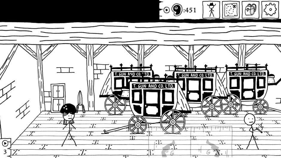 Скриншот 3 из West of Loathing: Reckonin' at Gun Manor