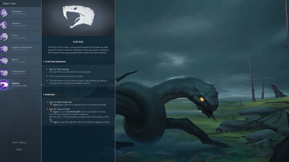 Скриншот 1 из Northgard: Sváfnir, Clan of the Snake