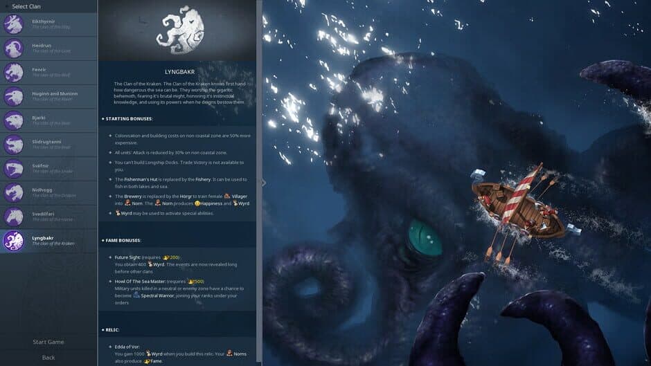 Скриншот 6 из Northgard: Lyngbakr, Clan of the Kraken