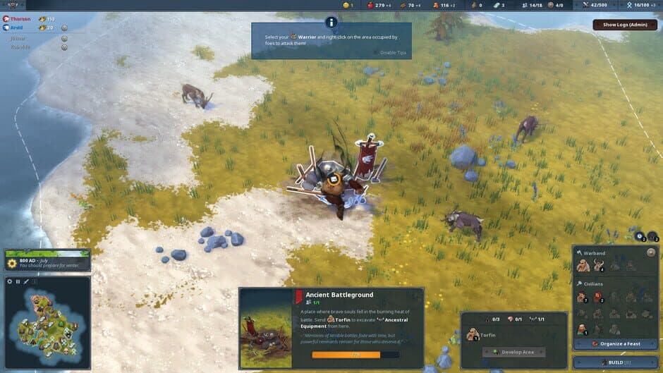 Скриншот 2 из Northgard: Himminbrjotir, Clan of the Ox