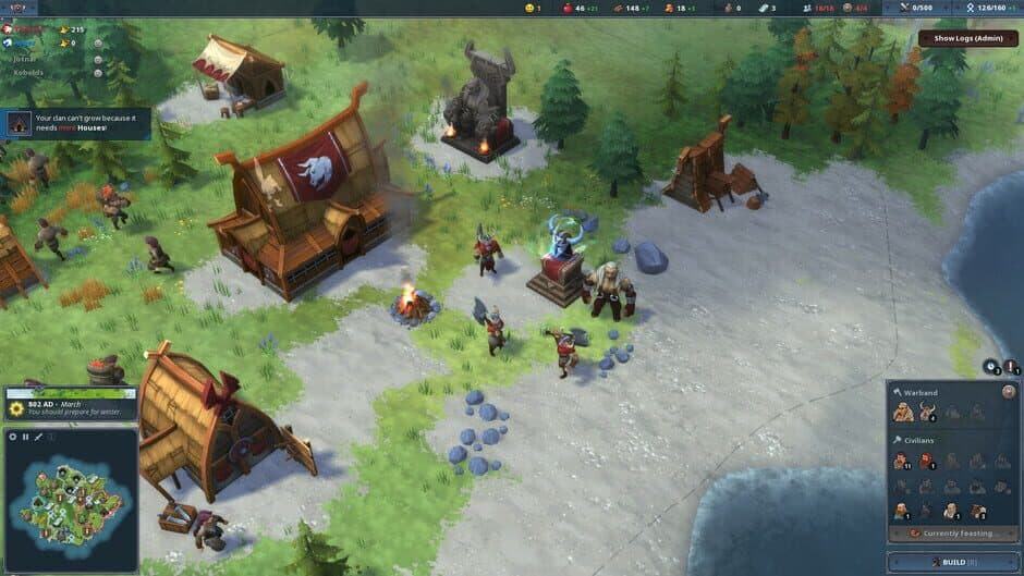 Скриншот 3 из Northgard: Himminbrjotir, Clan of the Ox