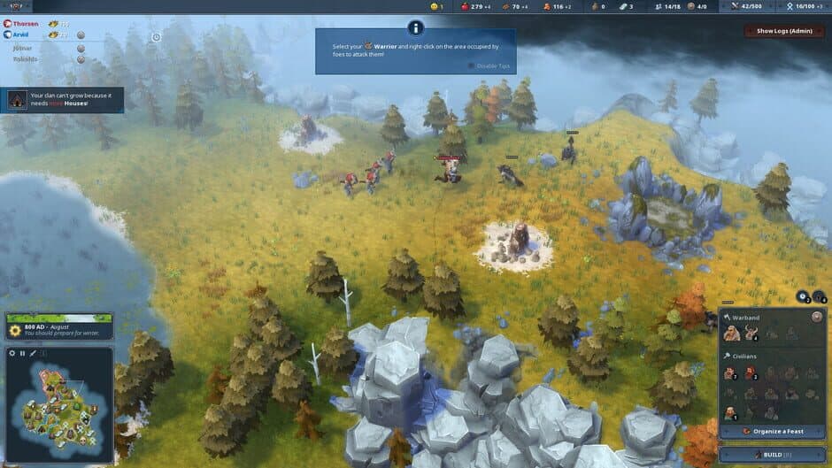 Скриншот 5 из Northgard: Himminbrjotir, Clan of the Ox
